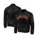 Wordmark San Francisco Giants Black Satin Jacket