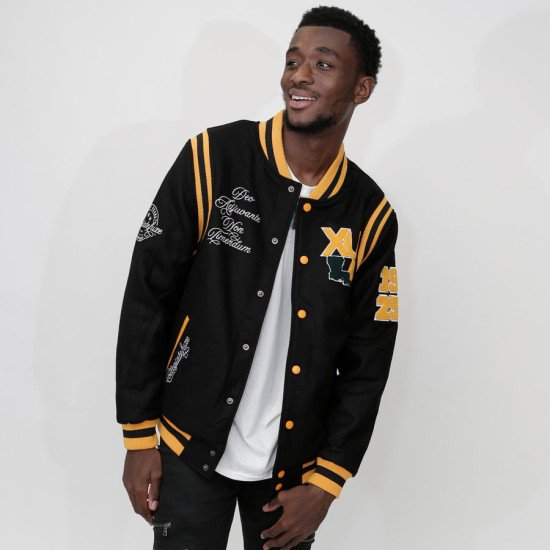 Xavier University Black Varsity Jacket