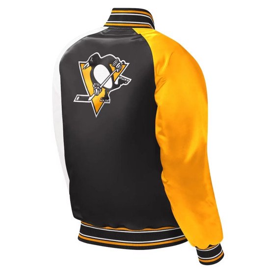 Youth Pittsburgh Penguins Varsity Satin Jacket